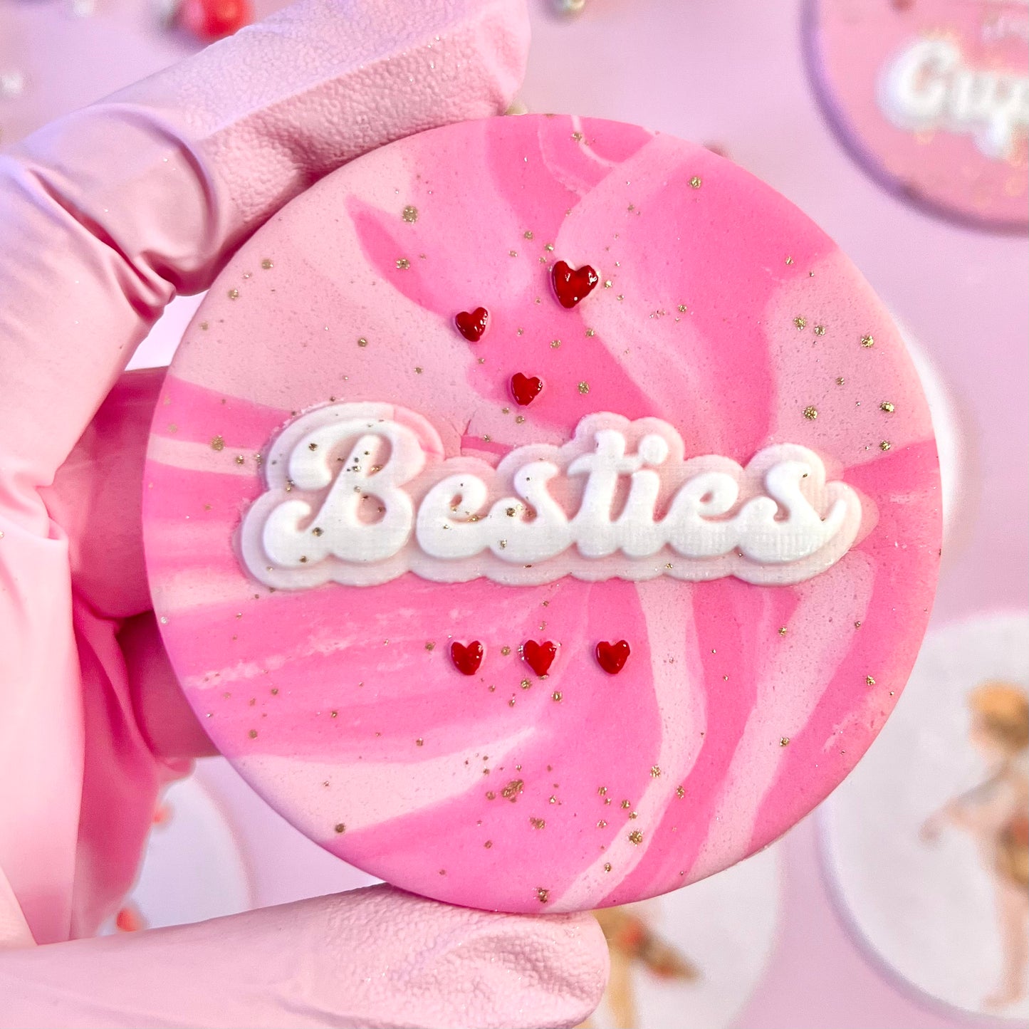 BESTIES  - DOUBLE POP - RAISED EMBOSSER